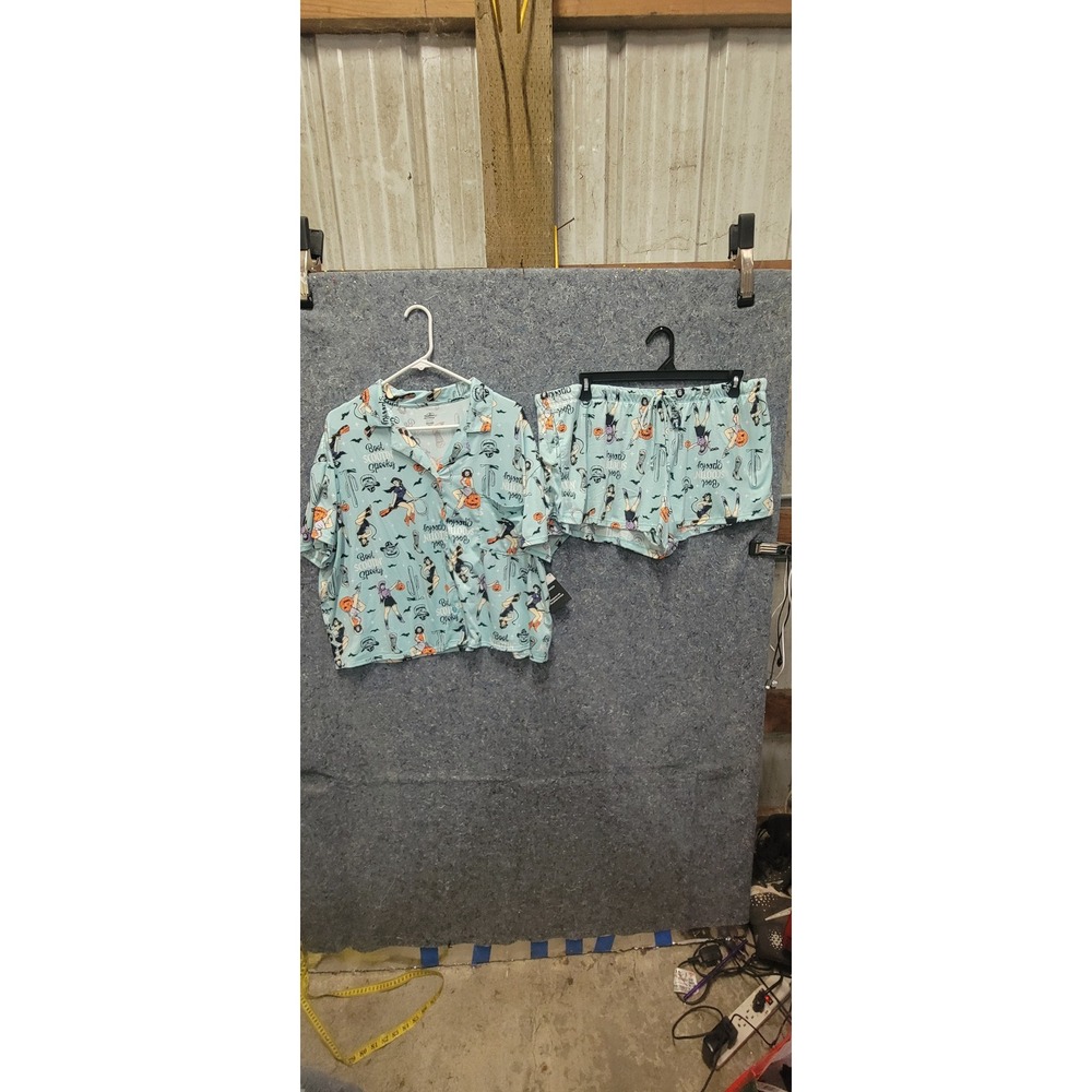 Celebrate Halloween Shorty Notch Cowgirl Blue Girls Set Size XL NWT